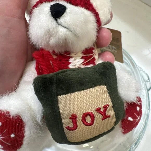 Boyds Alyssa Berrifrost Bear Ornament Joy Plush Ornament - Picture 10 of 10